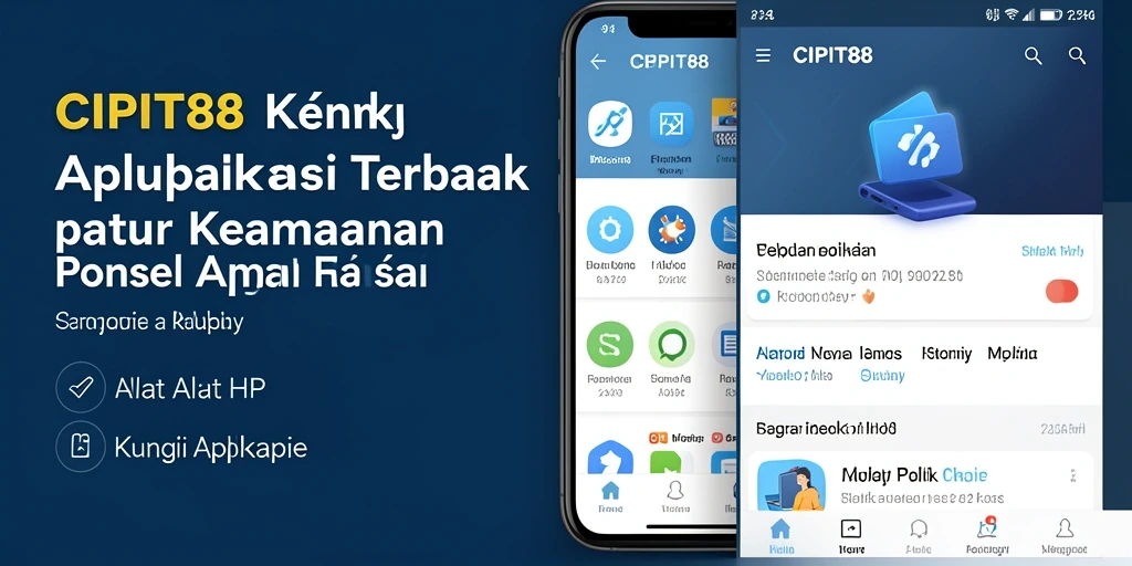 Tampilan antarmuka utama CIPIT88 yang menunjukkan fungsi kunci aplikasi.