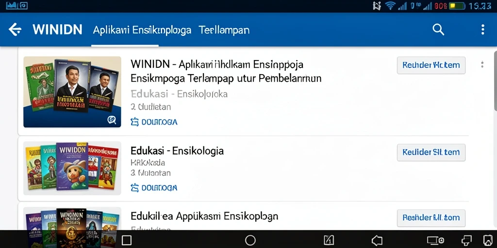 Antarmuka aplikasi WINIDN yang informatif dan mudah digunakan.