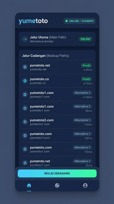 Tampilan link alternatif yumetoto