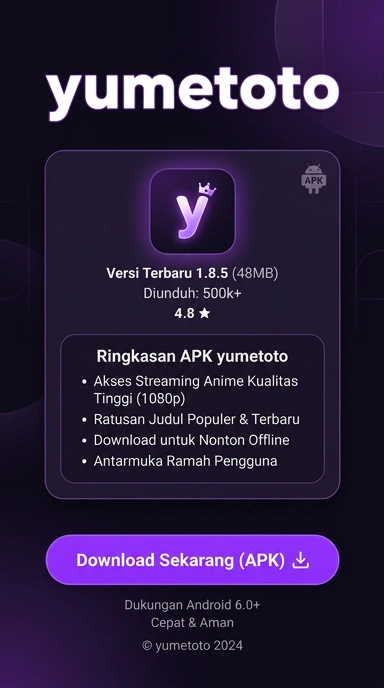Tampilan halaman APK yumetoto
